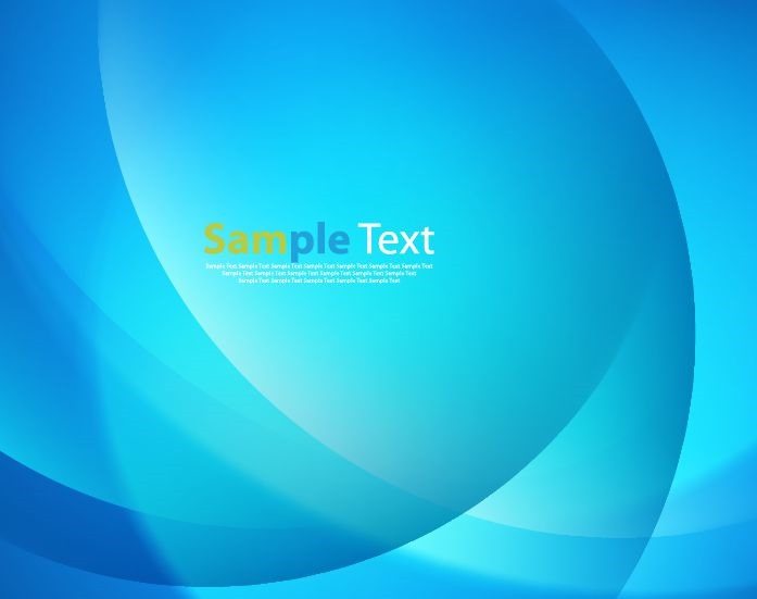 Abstract Blue Smooth Design Vector Illustration