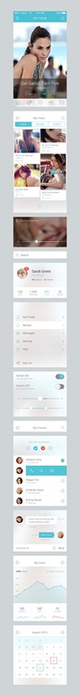 iOS 7 UI Kit Components