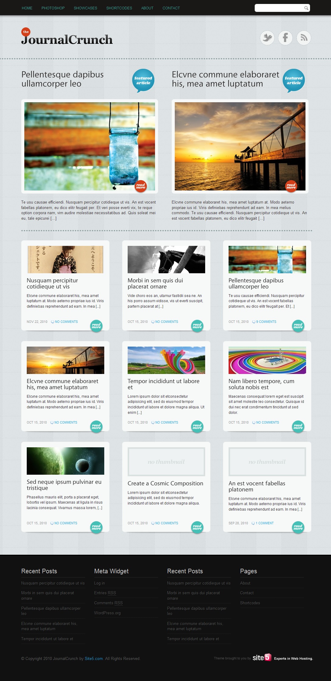 Free WordPress Theme - JournalCrunch