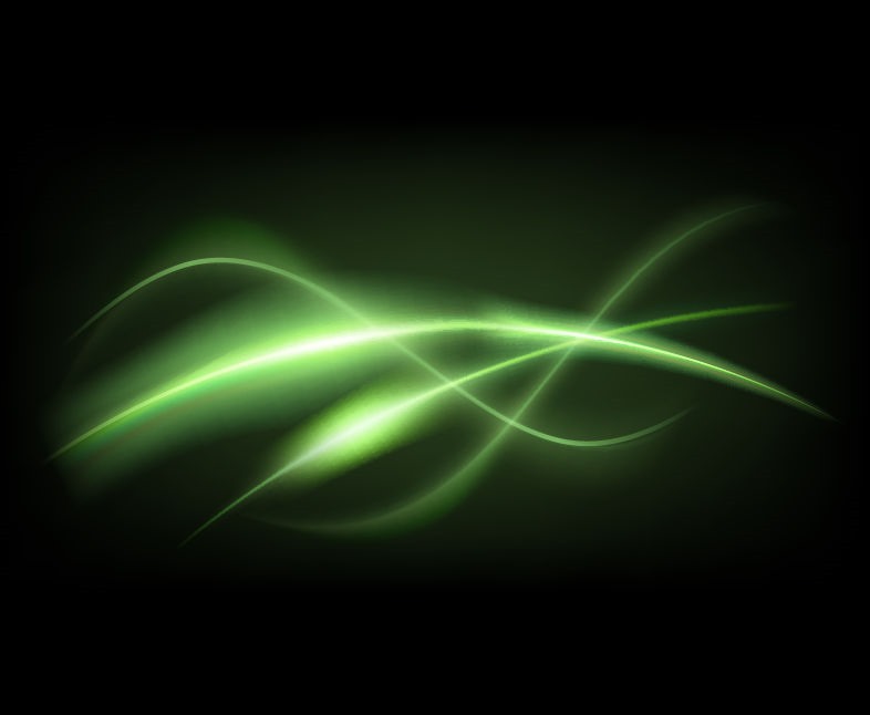 Abstract Green Dark Background Vector Illustration