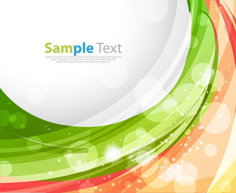 Vector Flowing Wave Line Background Vector Illustration