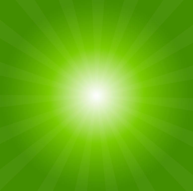 Green Light Burst Abstract Background