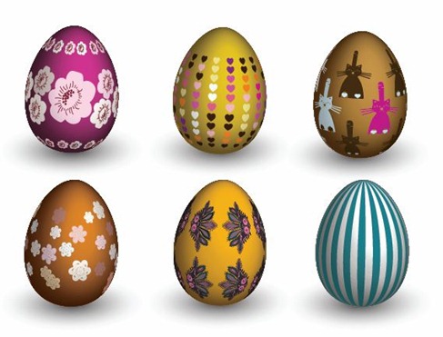 Easter Eggs Vector