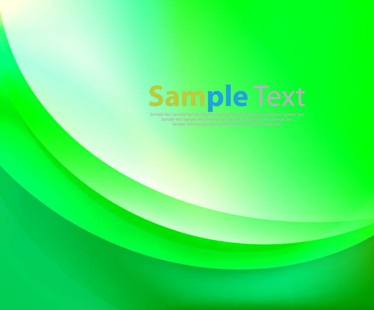 Abstract Natural Green Background Vector Illustration