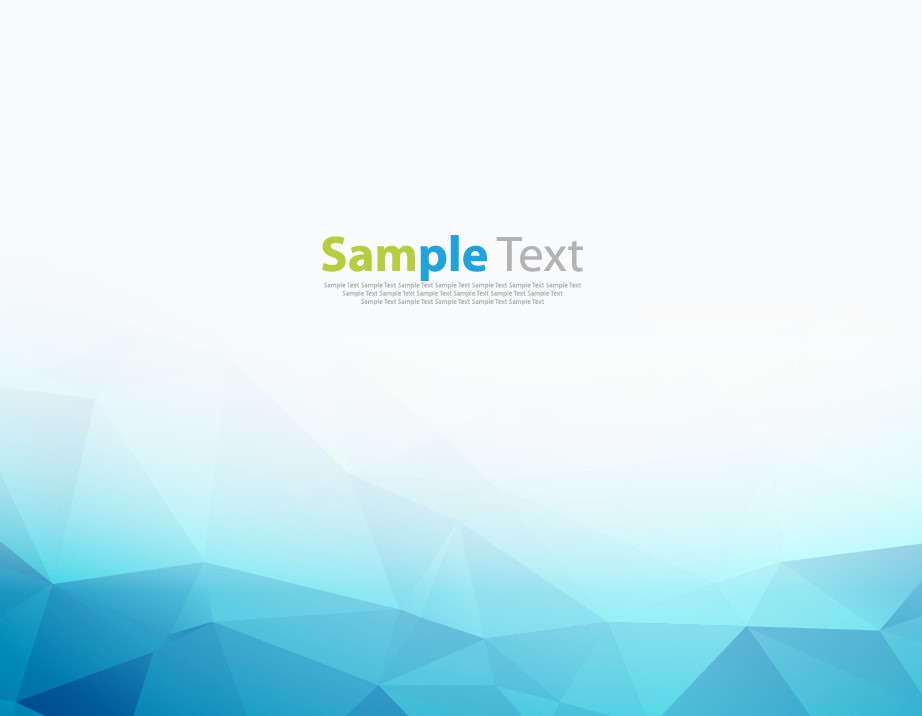 Abstract Blue Polygonal Background Vector Template