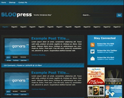 Free Wordpress Theme - Bloopress
