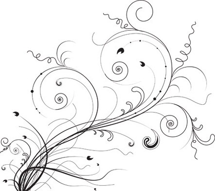 5 Floral Ornaments Vector Pack