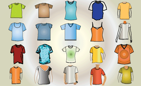 Free Vector T-Shirt Template