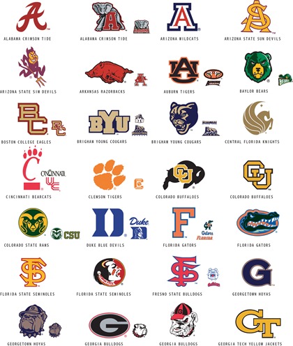 NBA & NCAA Vector Logo