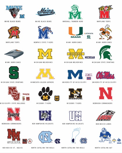 NBA & NCAA Vector Logo