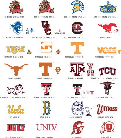 NBA & NCAA Vector Logo