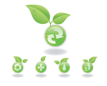 Free Vector Recycling Buttons