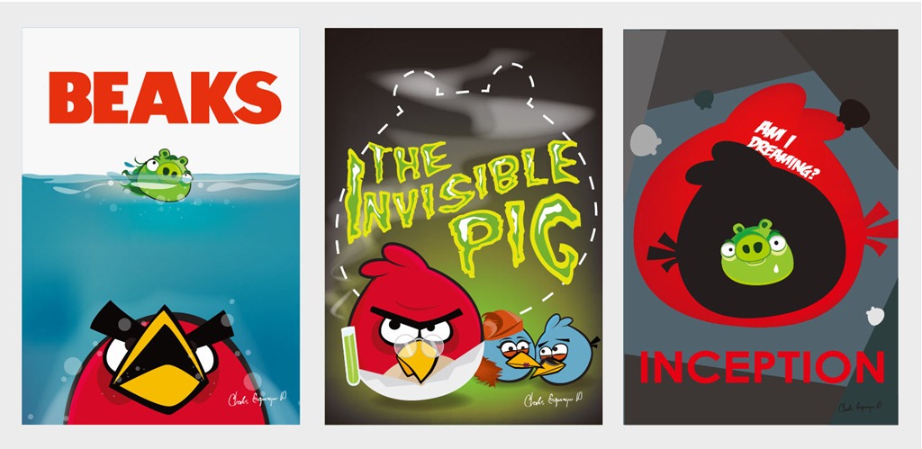 Angry Birds Movie Posters Vector