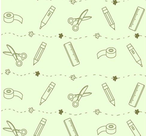 Lovely background series vector material