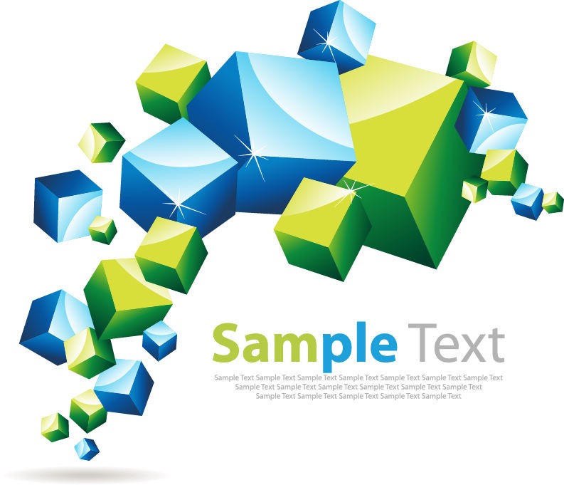 Abstract Cube Background