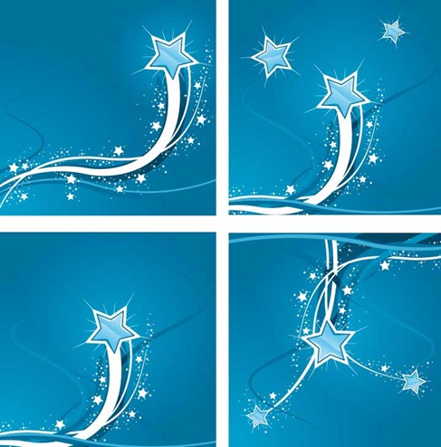 Free Swirly Star Design Vector Graphic