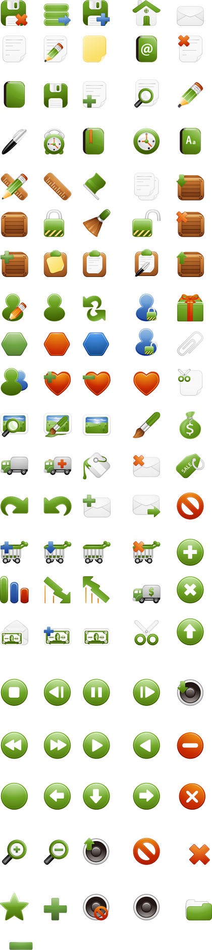 A Free Stock Vector Iconset by Milky