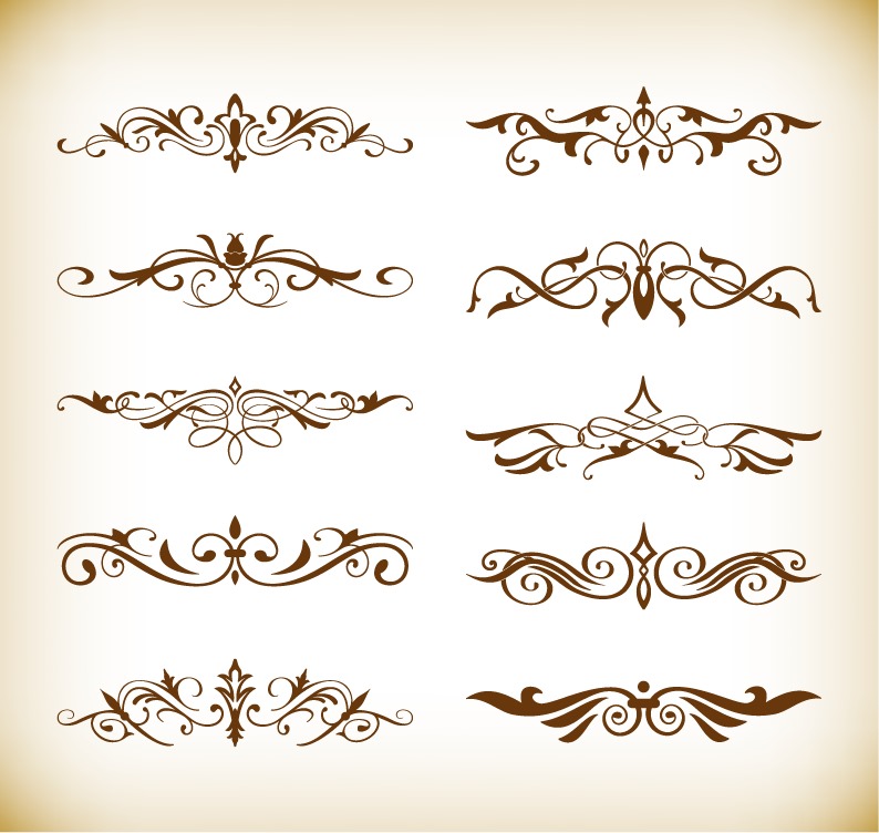 Decorative Elements Vector Set for Your Design