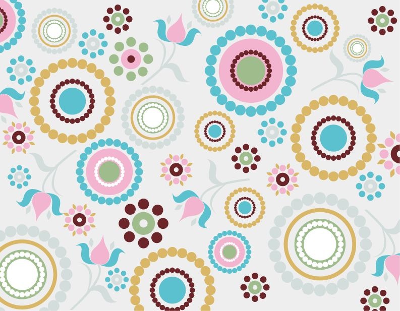 Vector Retro Pattern Background