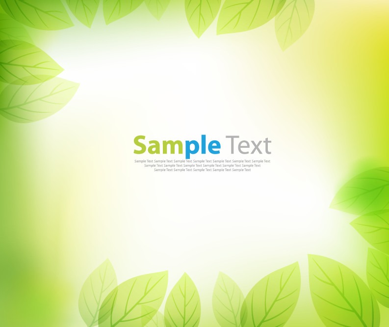 Green Leaves Abstract Background