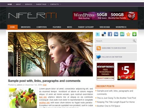 Free WordPress Theme - Niferiti
