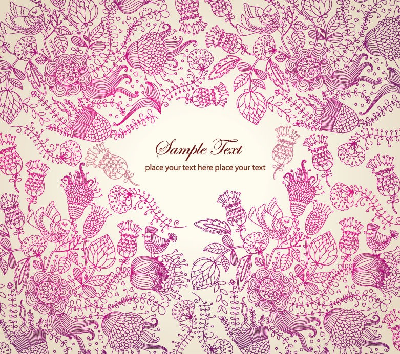 Vintage Floral Background