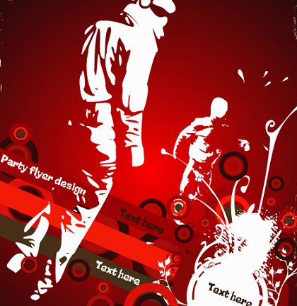 Street Style and Swirls Vector