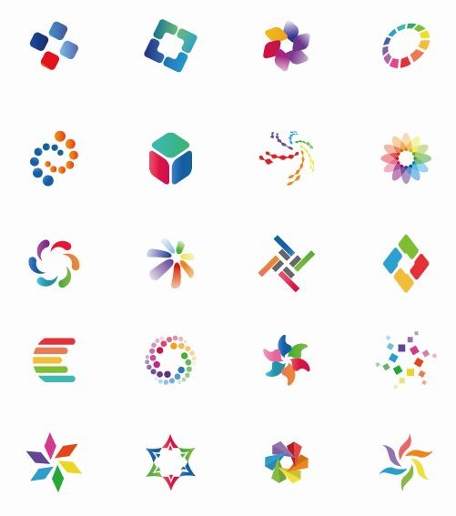 Colorful Vector Icon Set