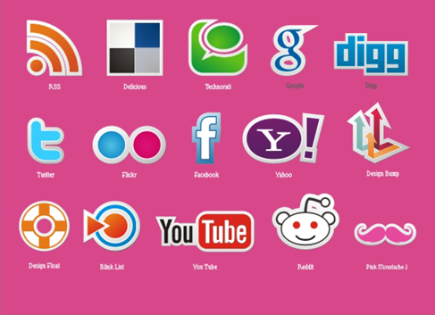 Free Social Icons Vector Set