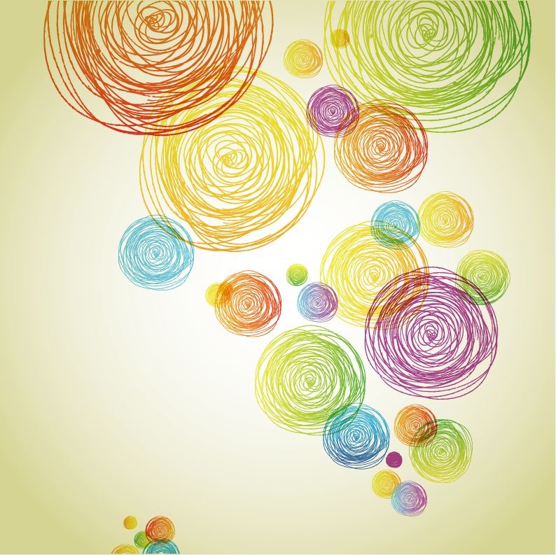 Abstract Pencil Scribble Background Vector