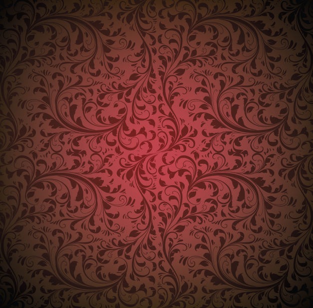 Vector Seamless Floral Background Pattern