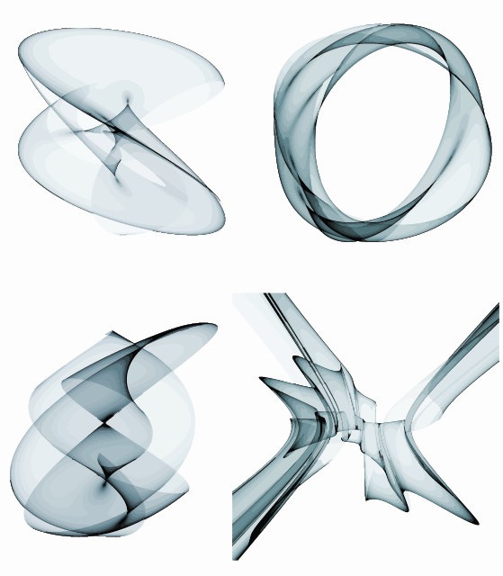 4 Abstract Smoke Design Vector Graphics