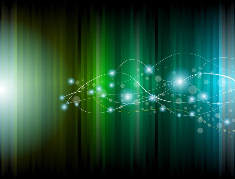 Abstract Glowing Background Vector Illustration