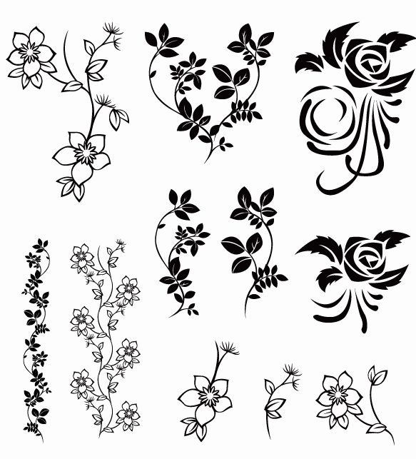 Vector Floral Pack