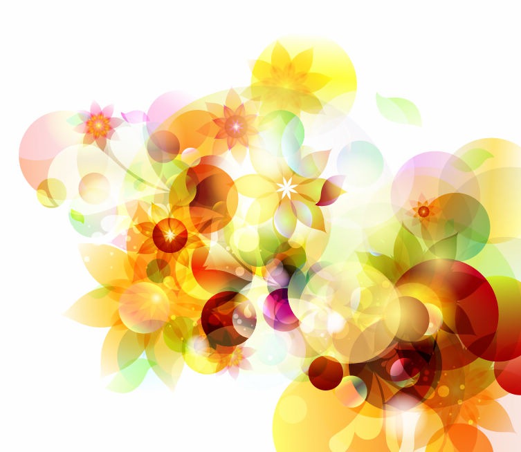 Abstract Autumn Sunshine Vector Background