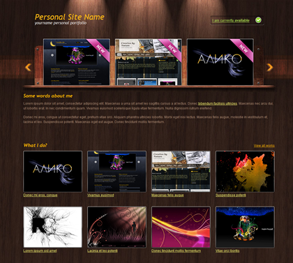 Free CSS Web Template - Portfolio 3