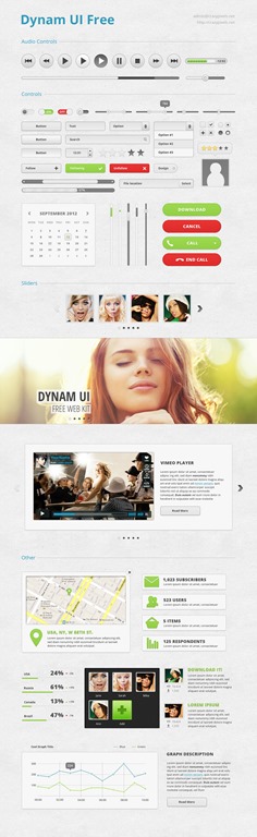 Dynam UI Free Incredibly User Interface Kit