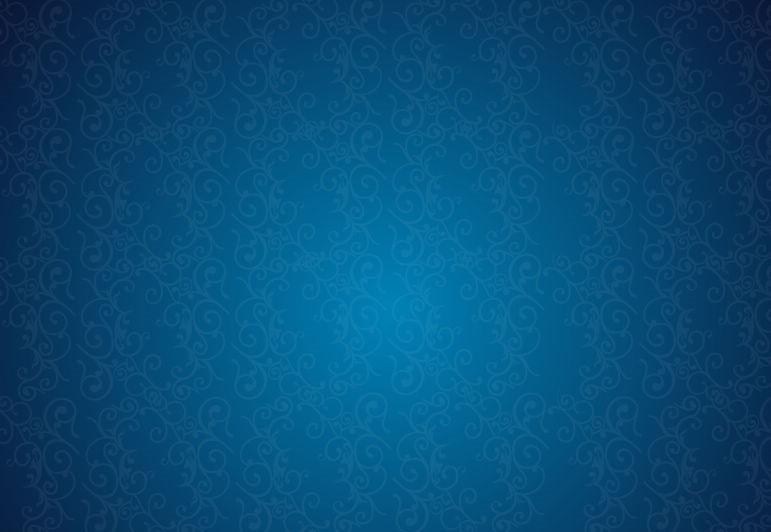 Retro Background Floral Blue Pattern
