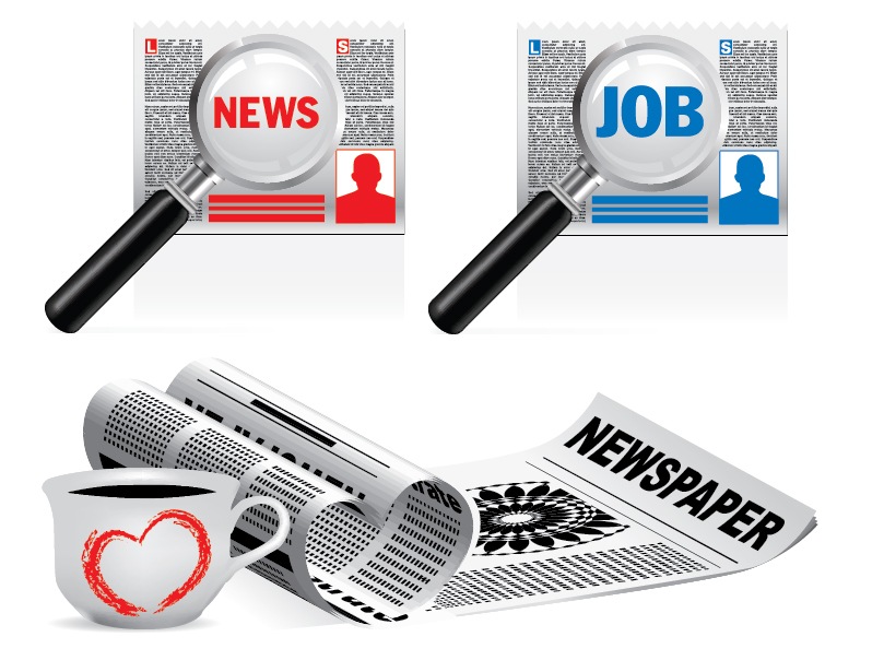 Newspaper Vector Illustrations