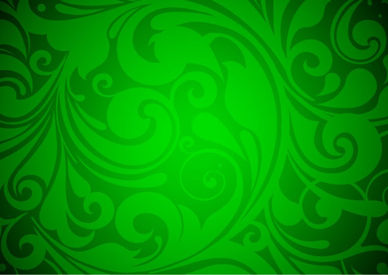 Floral Background Green Vector Graphic