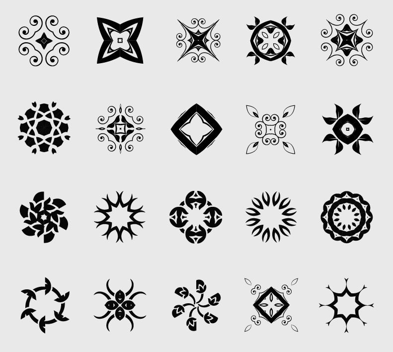 20 Decorative Elements