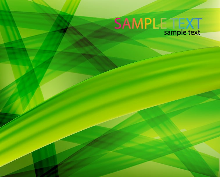 Abstract Green Background Vector Graphic Art