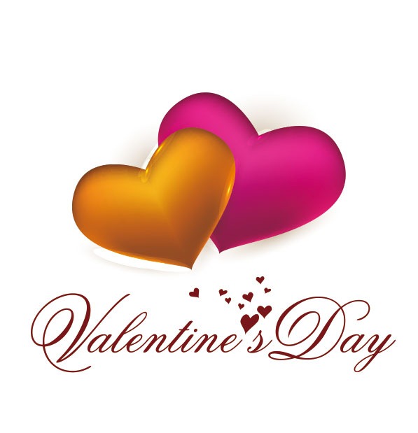 Valentine's Day Card Vector Illustration