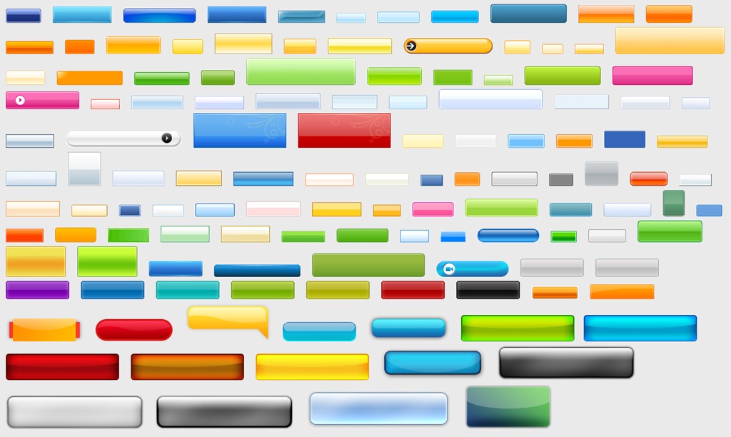 Collection of Web 2.0 Style Buttons