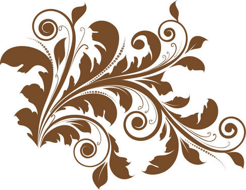 Floral Design Element Vector