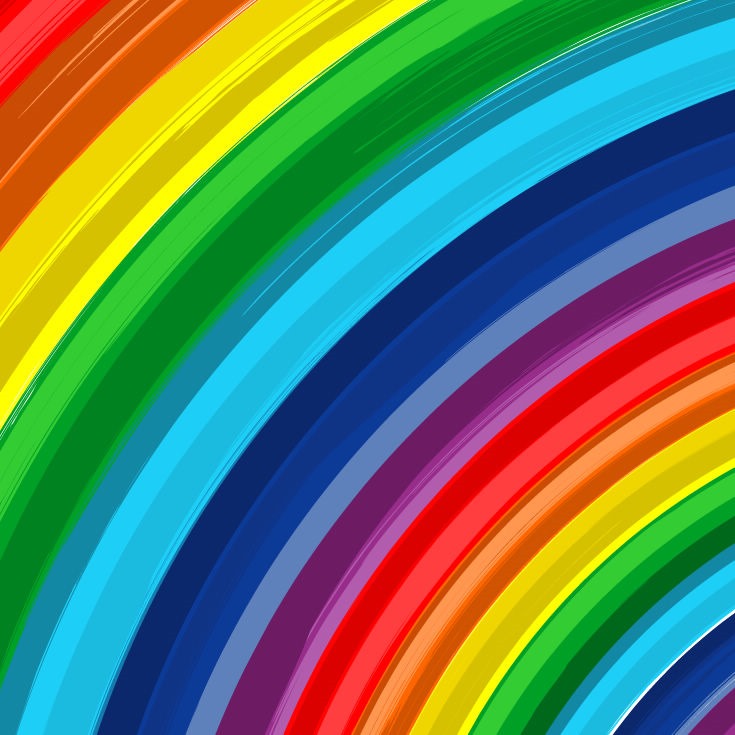 Rainbow Abstract Vector Background