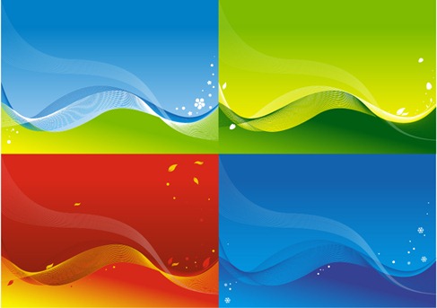3 vector colorful backgrounds
