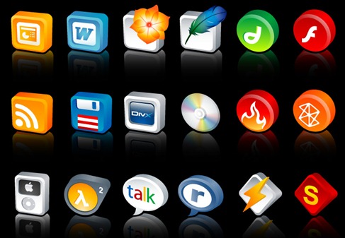 Free 3D Cartoon Icons Pack