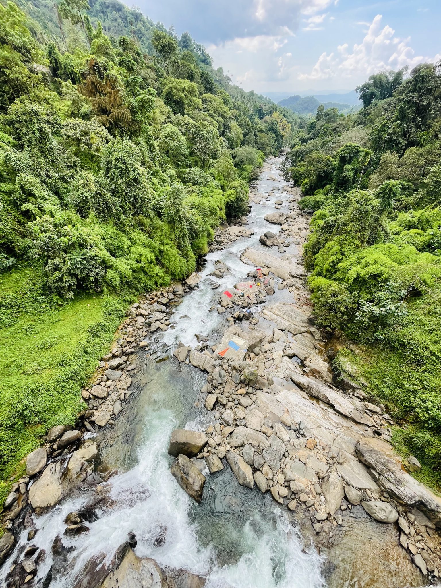 Chalippuzha River. Kozhikode, Kerala, India.