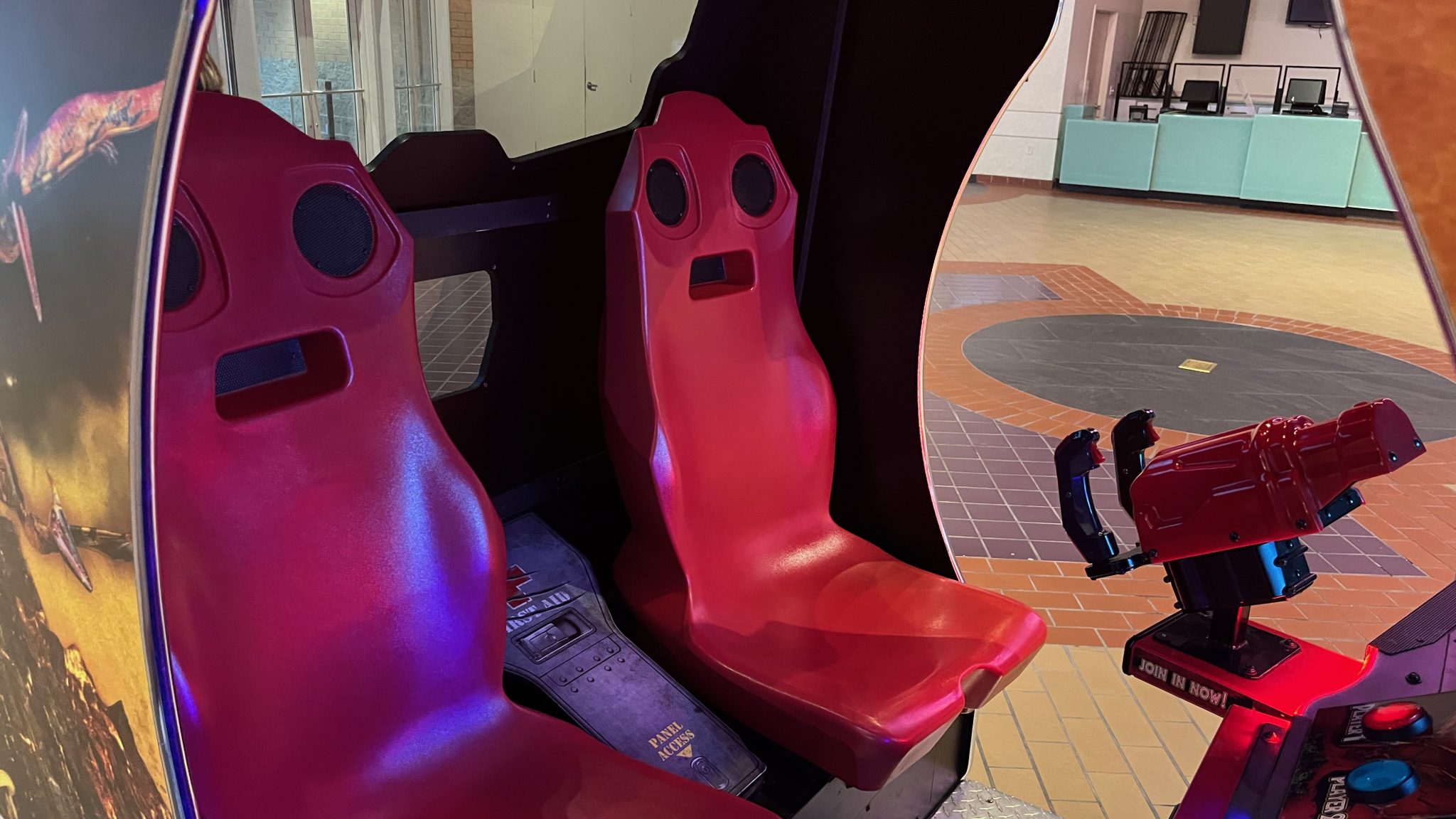 Terrified video game seats